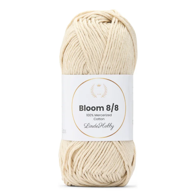 LindeHobby Bloom 8/8 Mercerized Cotton 05 Ecru