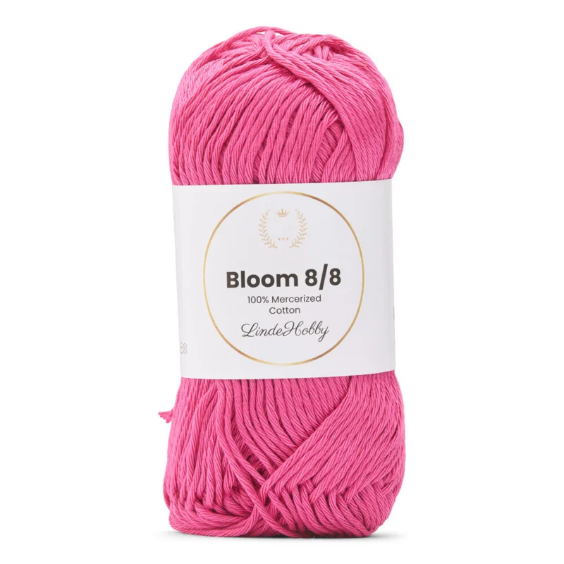 LindeHobby Bloom 8/8 Mercerized Cotton 34 Fuchsia