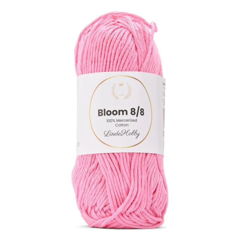 LindeHobby Bloom 8/8 Mercerized Cotton 10 Pink