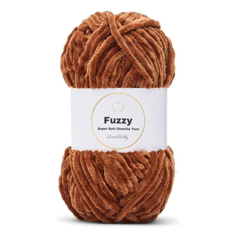 LindeHobby Fuzzy Chenille 29 Kaffe