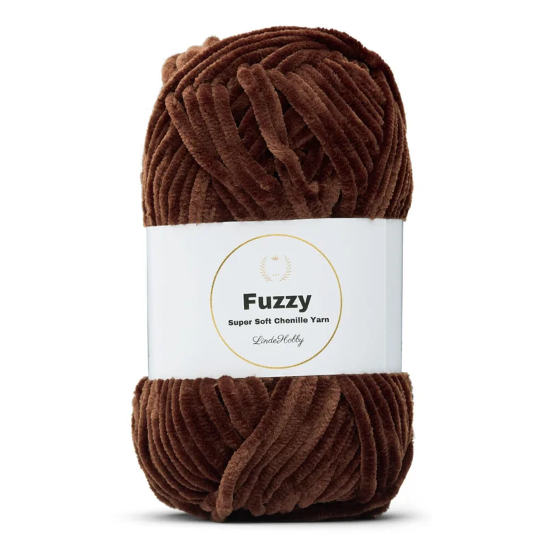 LindeHobby Fuzzy Chenille 20 Bitter kaffe