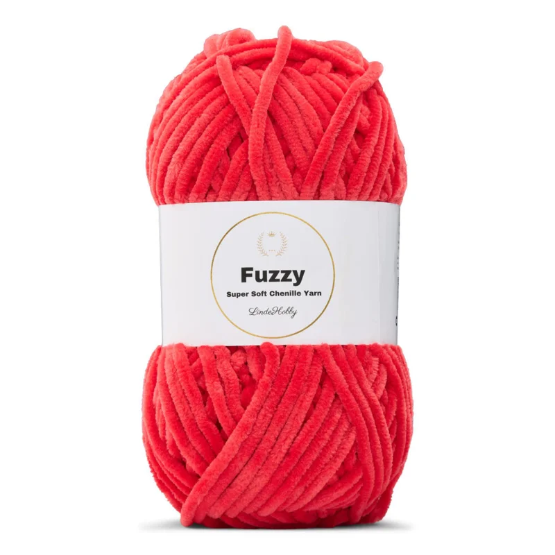 LindeHobby Fuzzy Chenille 25 Terrakotta
