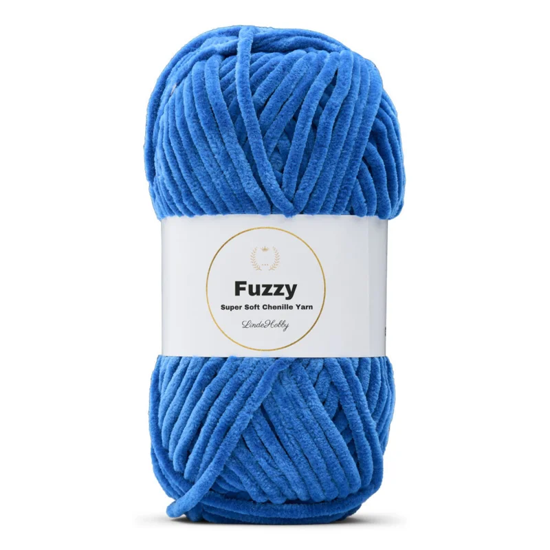 LindeHobby Fuzzy Chenille 36 Blå