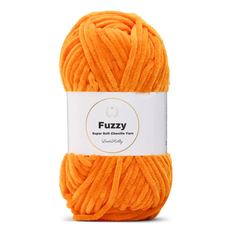 LindeHobby Fuzzy Chenille 37 Orange
