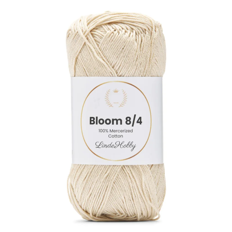 LindeHobby Bloom 8/4 Mercerized Cotton 05 Ecru