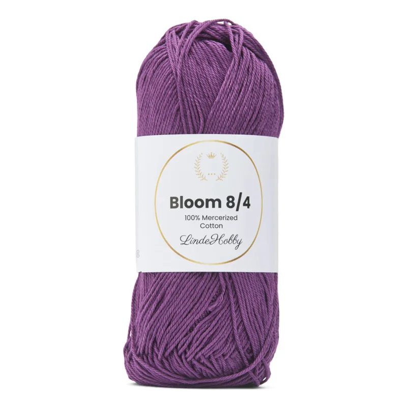 LindeHobby Bloom 8/4 Mercerized Cotton 13 Lilla