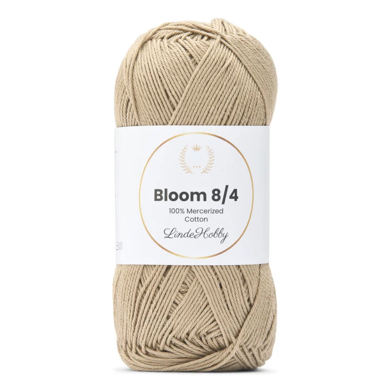 LindeHobby Bloom 8/4 Mercerized Cotton 40 Latte