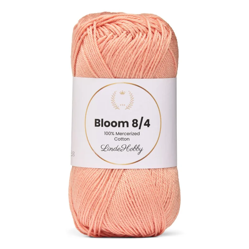 LindeHobby Bloom 8/4 Mercerized Cotton 32 Abrikos