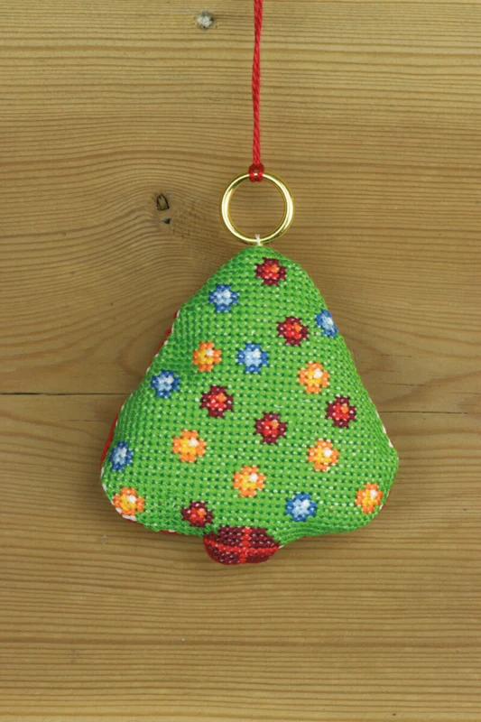 Broderikit Juletræ 8 x 8 cm