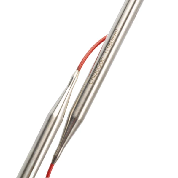 ChiaoGoo Rundpinde Red Lace Rustfrit Stål (40-150 cm)