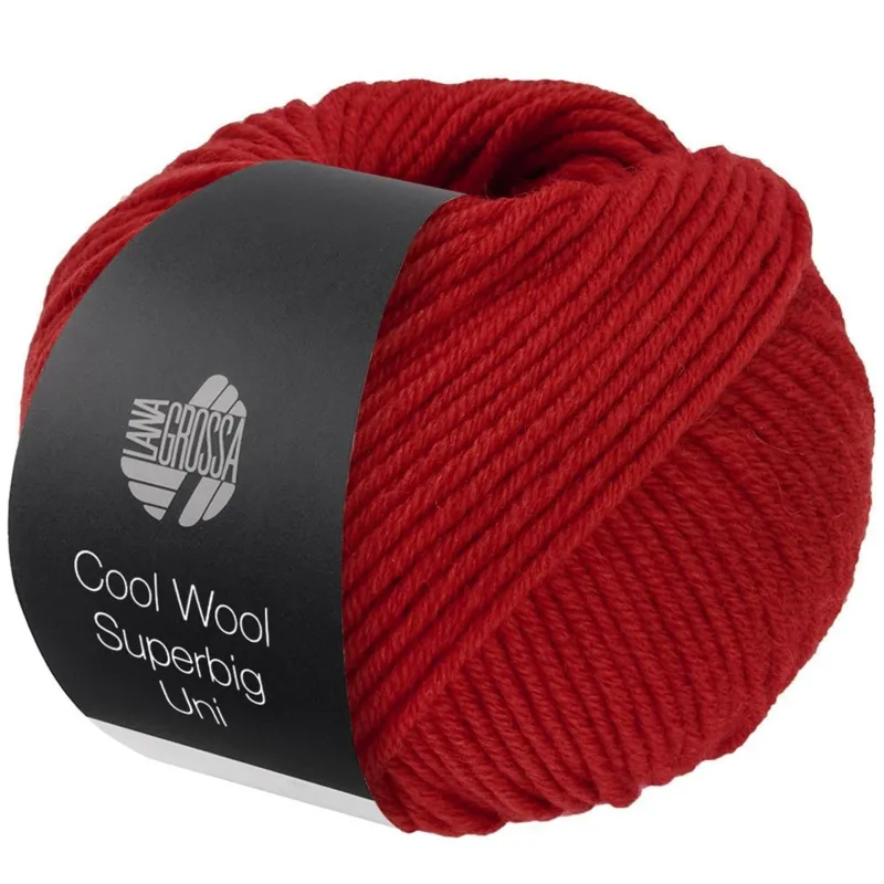 Lana Grossa Cool Wool Superbig 9 Rød