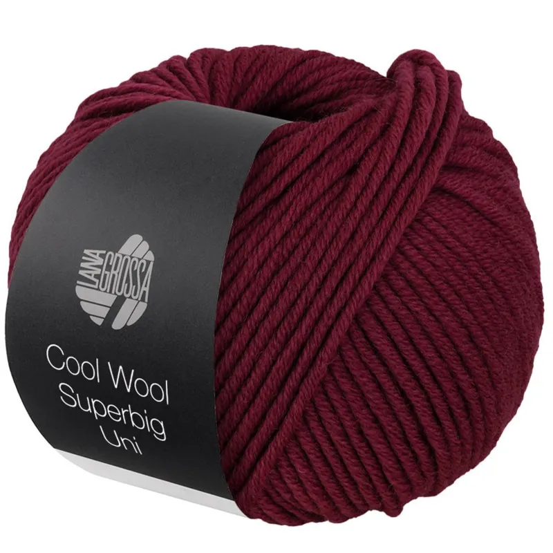Lana Grossa Cool Wool Superbig 6 Vinrød