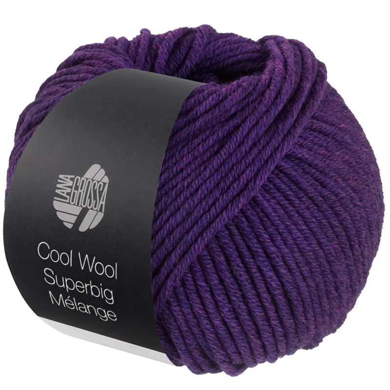 Lana Grossa Cool Wool Superbig 204 Violet meleret