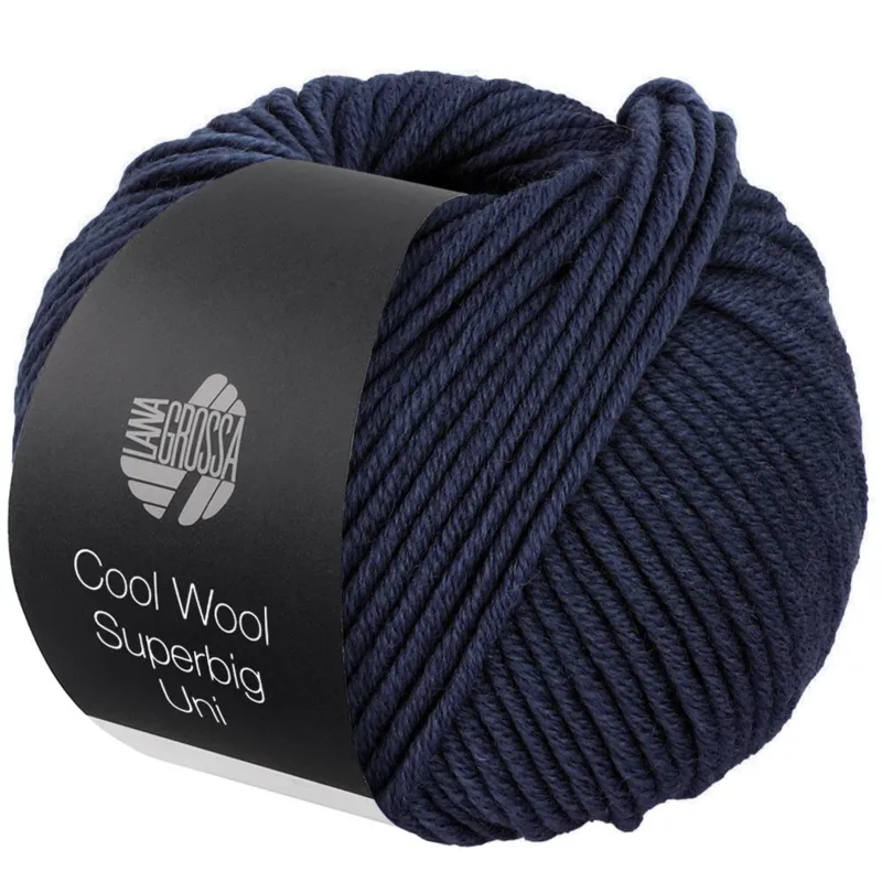 Lana Grossa Cool Wool Superbig 16 Ultra marineblå