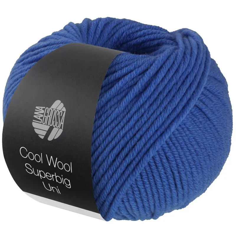 Lana Grossa Cool Wool Superbig 15 Blå