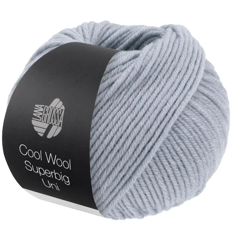 Lana Grossa Cool Wool Superbig 21 Sart blå