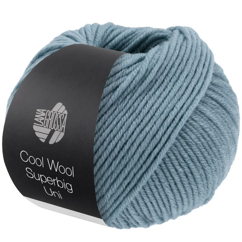 Lana Grossa Cool Wool Superbig 19 Gråblå