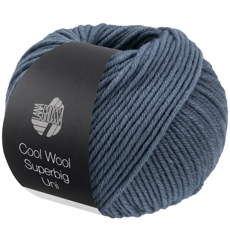 Lana Grossa Cool Wool Superbig 18 Stålblå