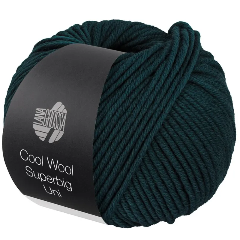 Lana Grossa Cool Wool Superbig 33 Mørk petrol