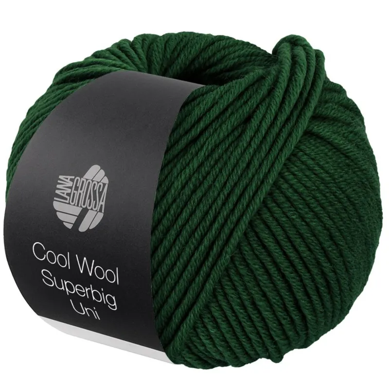 Lana Grossa Cool Wool Superbig 28 Flaskegrøn