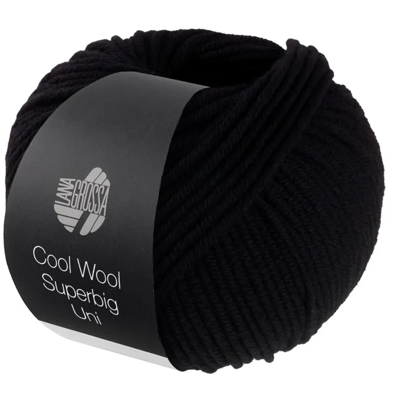 Lana Grossa Cool Wool Superbig 43 Sort