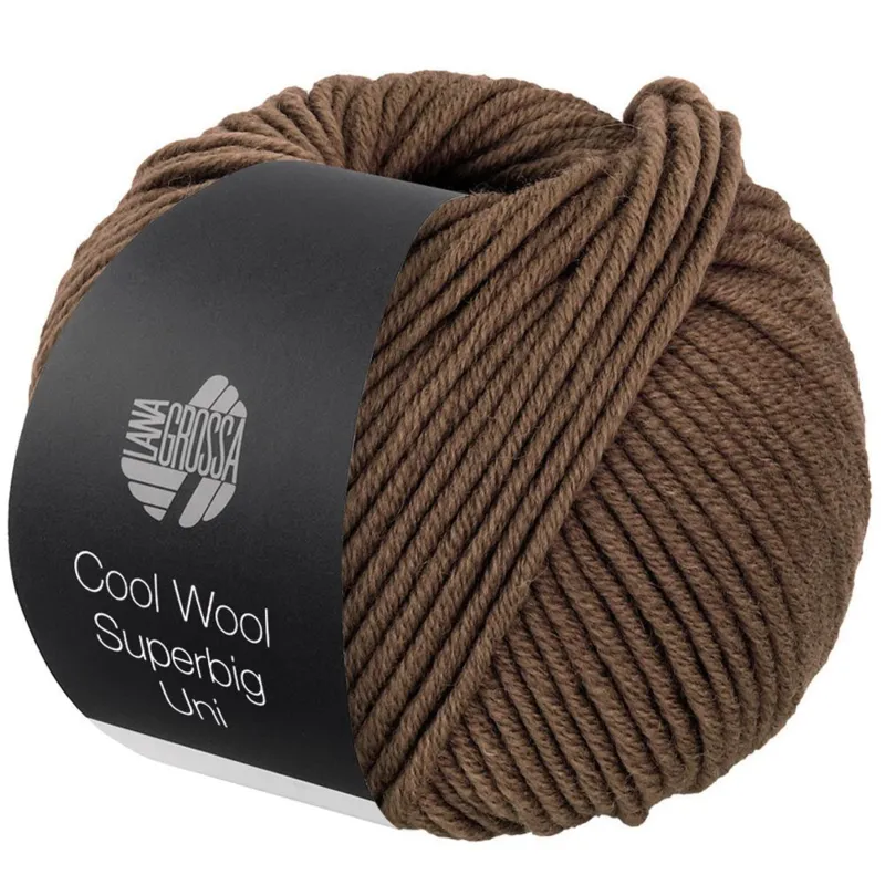 Lana Grossa Cool Wool Superbig 42 Gråbrun