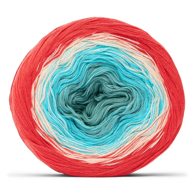 LindeHobby Lily Cotton Cake 14 Rød koral