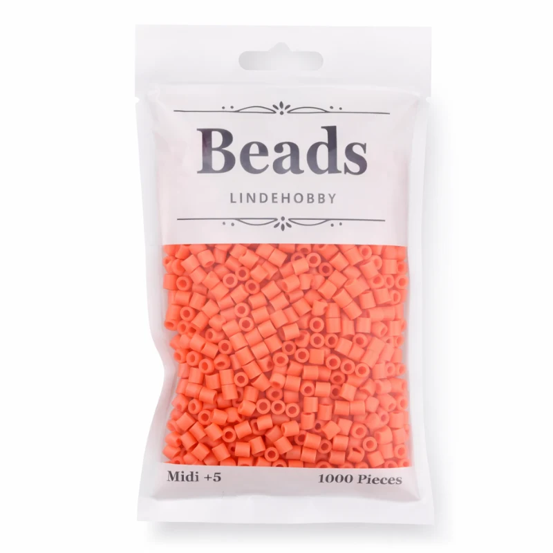 LindeHobby Beads 87 Koralrød