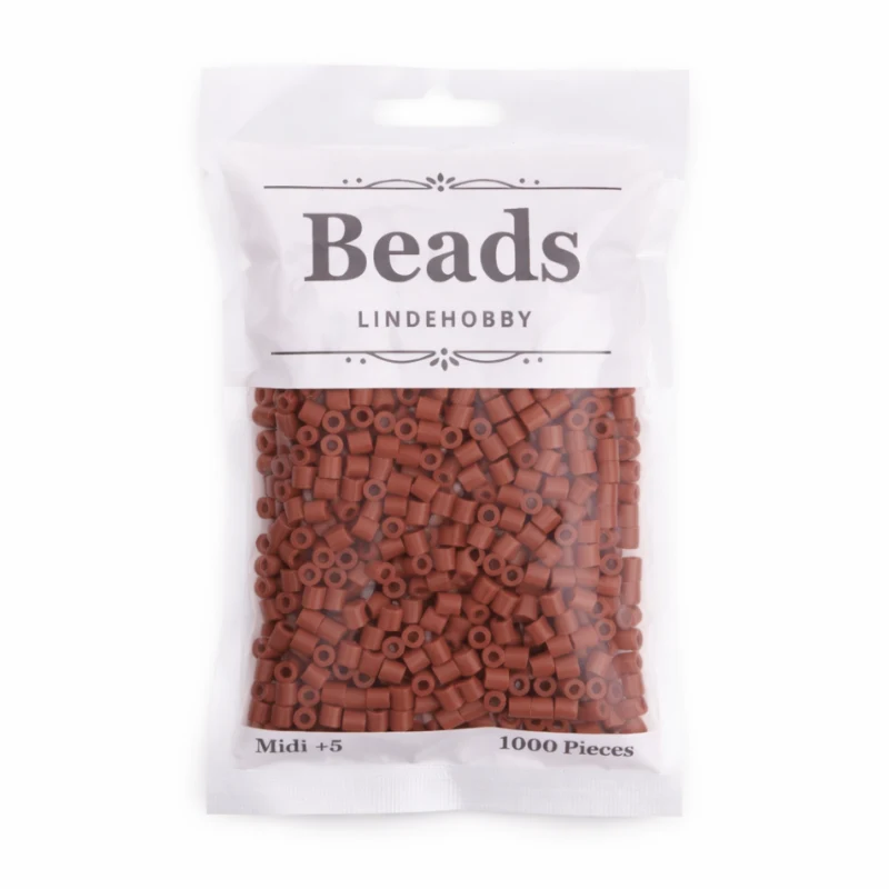LindeHobby Beads 15 Rødbrun