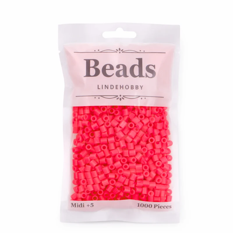 LindeHobby Beads Neon 04 Pink