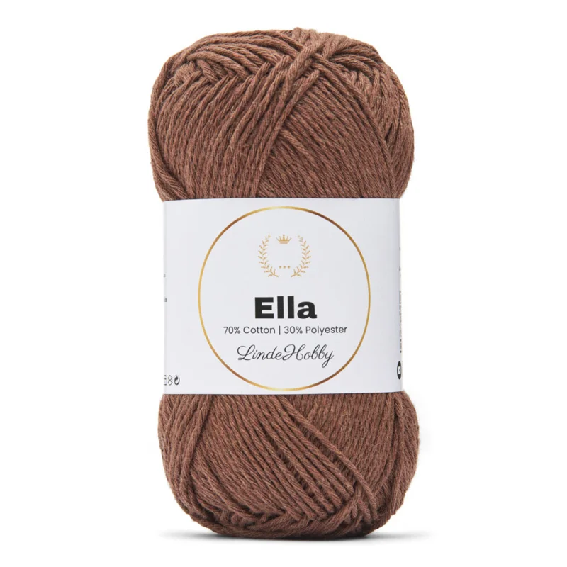 LindeHobby Ella 130 10 Chokolade brun