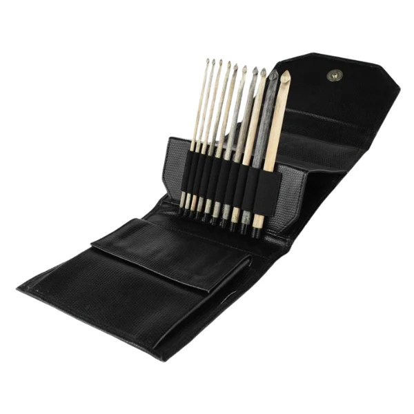 LYKKE Hæklenålesæt Driftwood, Sort, 15 cm