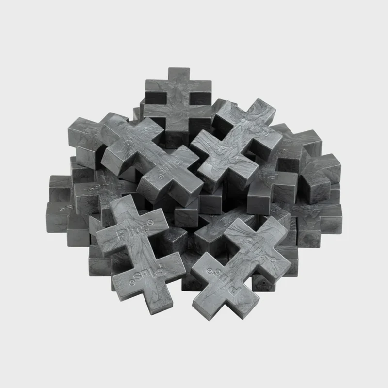 Plus-Plus BIG, 25 stk. 3472 Sølv