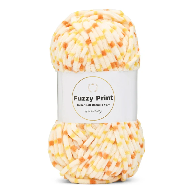 LindeHobby Fuzzy Chenille Print 09 Solopgang