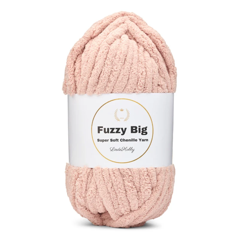 LindeHobby Fuzzy Chenille BIG 24 Blush beige