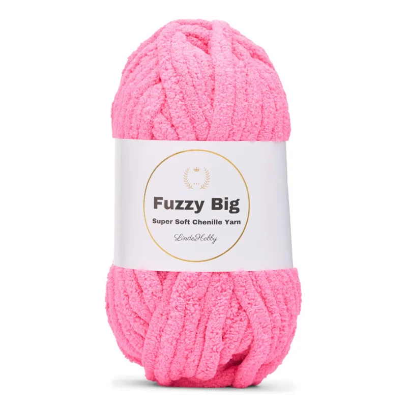 LindeHobby Fuzzy Chenille BIG 49 Neonpink