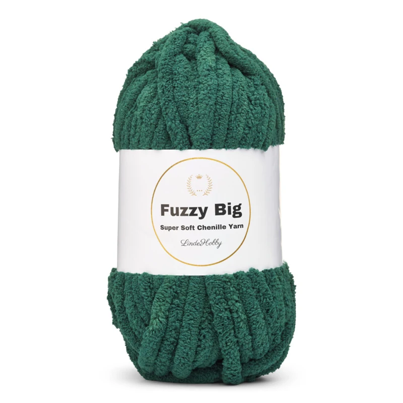 LindeHobby Fuzzy Chenille BIG 28 Smaragd
