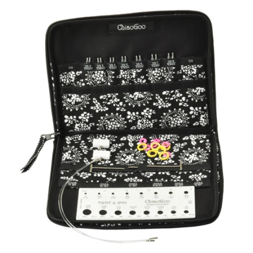 ChiaoGoo Udskiftelige Rundpindesæt, Spin Bambus, Complete, 10 cm