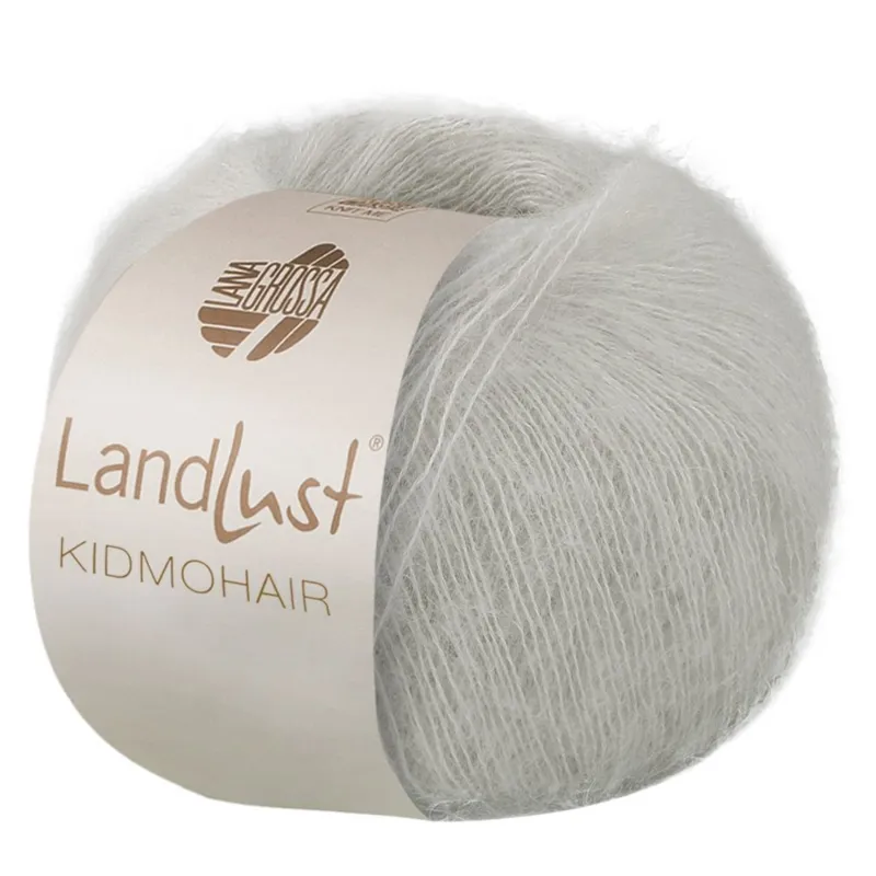 Lana Grossa Landlust Kidmohair 17 Lysegrå