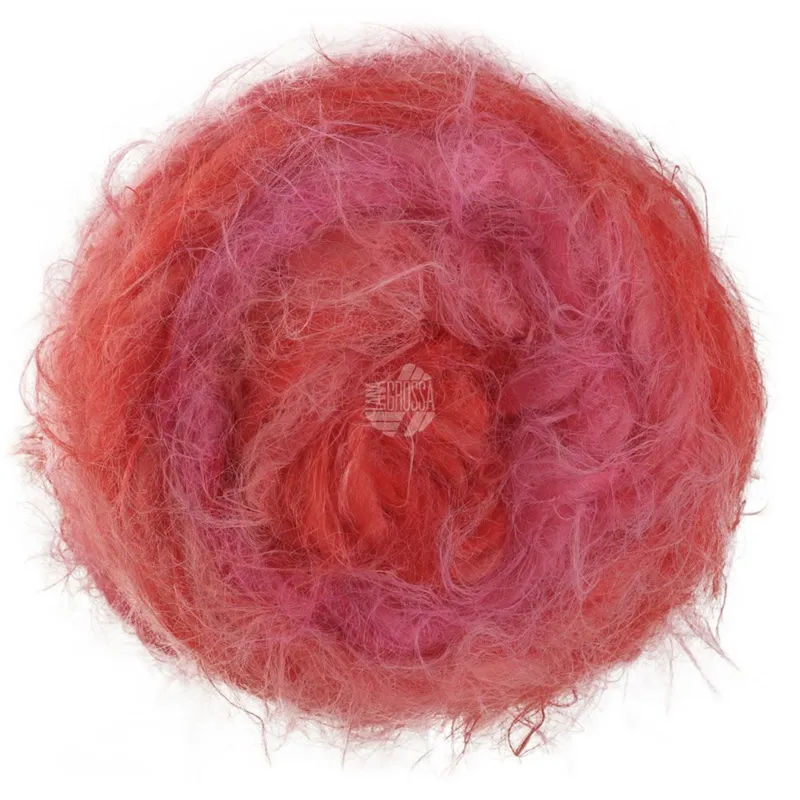 Lana Grossa Basta Mista 106 Rosa/Pink/Laksefarvet/Koral/Rød