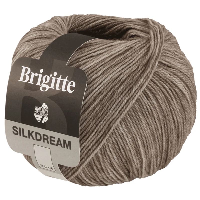 Lana Grossa Brigitte Silkdream 04 Gråbeige