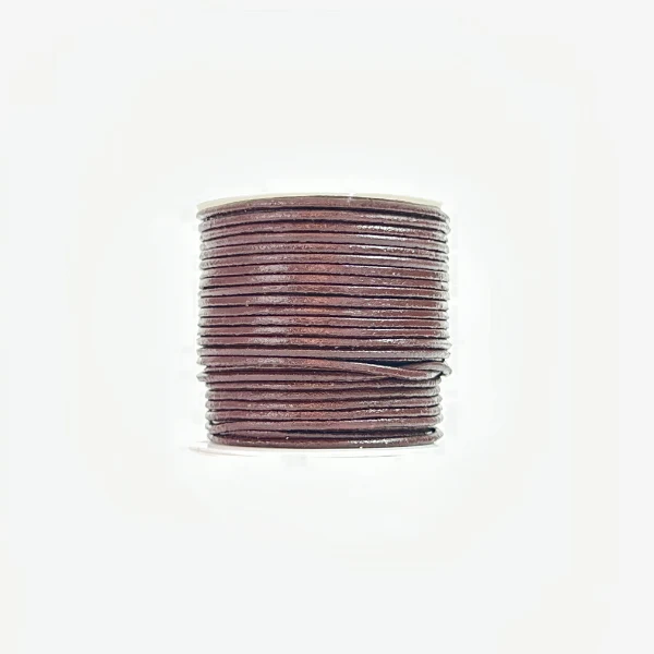 HobbyArts Lædersnor, 10 m, Mørk brun 1.50 mm