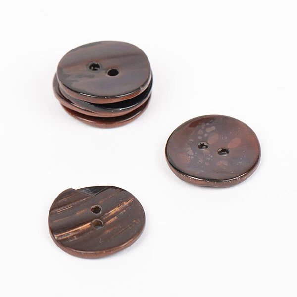 DROPS Arched (Brown), Knap, 18 mm (nr. 818)