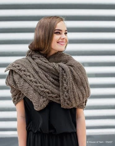 MR37-12 Poncho / halsterklæde / vest