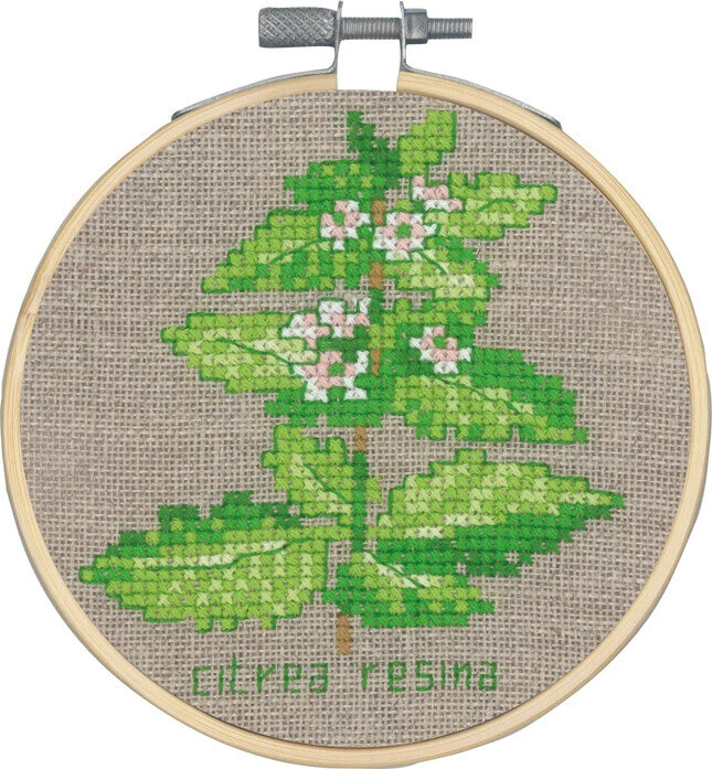 Broderikit Citronmelisse m 5810/10 10 Ø