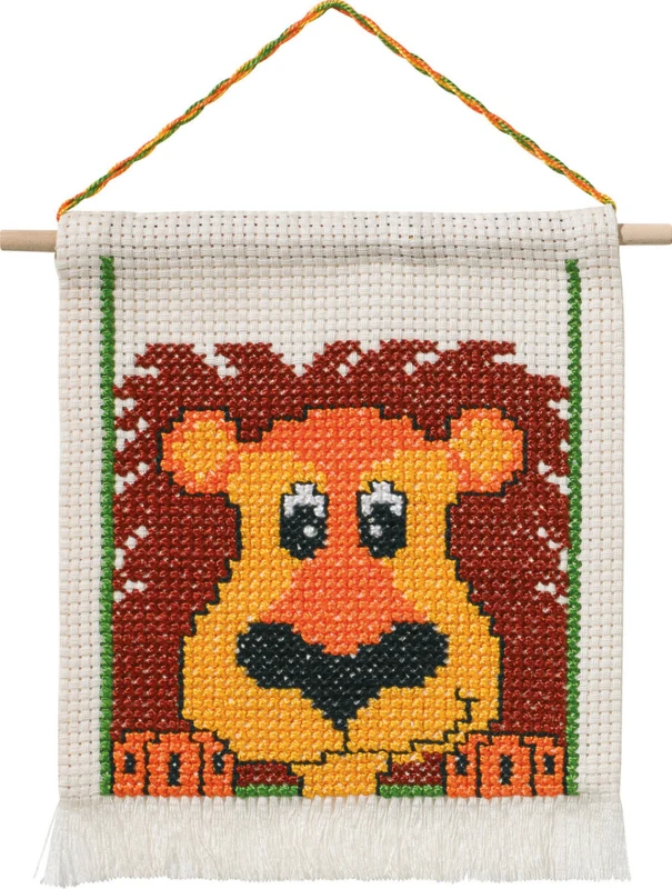 Broderikit MFK Løve M5119/18 16x18cm