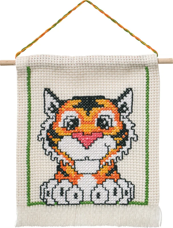 Broderikit MFK Tiger M 5119/18 16 x 18 cm