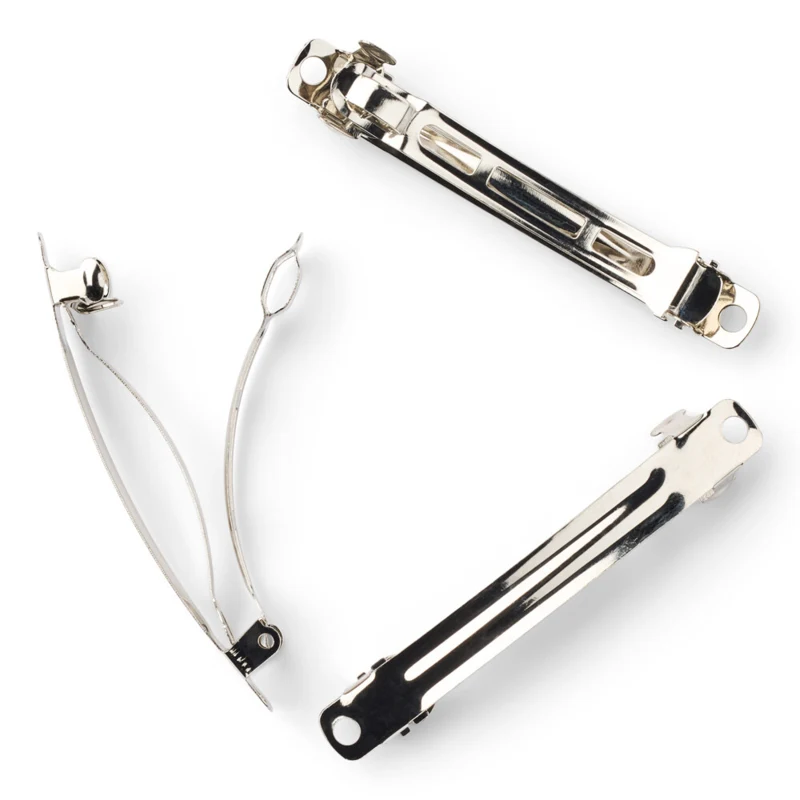 LindeHobby Hårspænder, Sølv, 6 mm, 3 stk