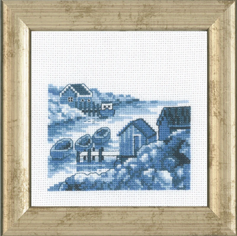 Broderikit Skærgården R5995 12x12 cm