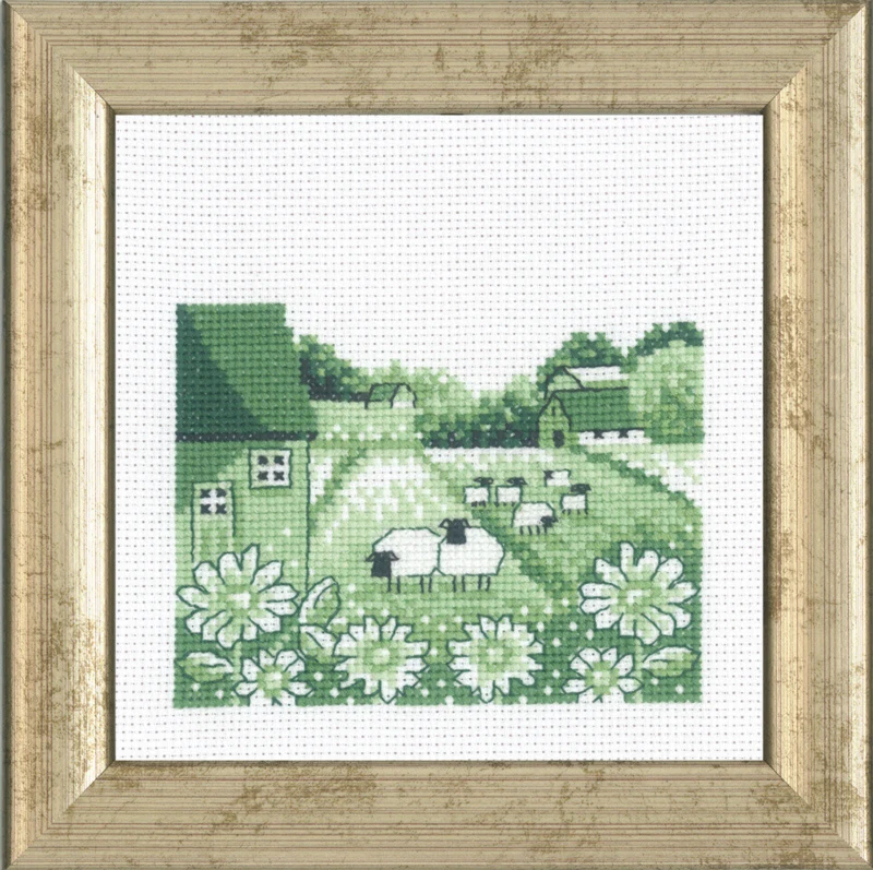 Broderikit Får R5995 12 x 12 cm